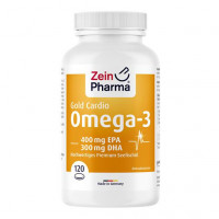 Рыбий жир для сердца OMEGA-3 GOLD Herz DHA 300mg/EPA 400mg Softgel-Kap. 120 шт Zein Pharma Рыбий жир для сердца OMEGA-3 GOLD Herz DHA 300mg/EPA 400mg Softgel-Kap. 120 шт Zein Pharma
